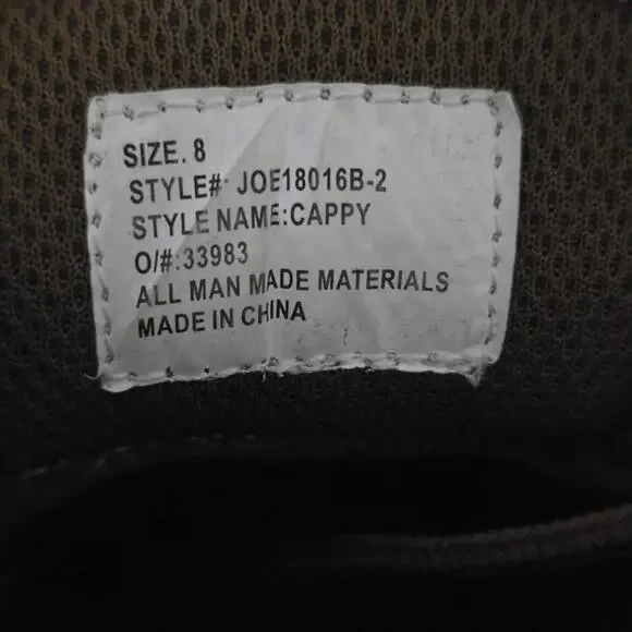 Joe's Jeans Battle Cappy Brown Boots Mens 8 Womens 9.5 Lace Up - Picture 6 of 6